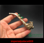 4.32“Old China antique brass Set Jade smoke Bucket