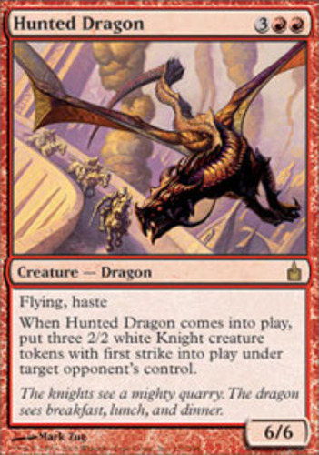 1x Hunted Dragon NM-Mint English Ravnica MTG Magic