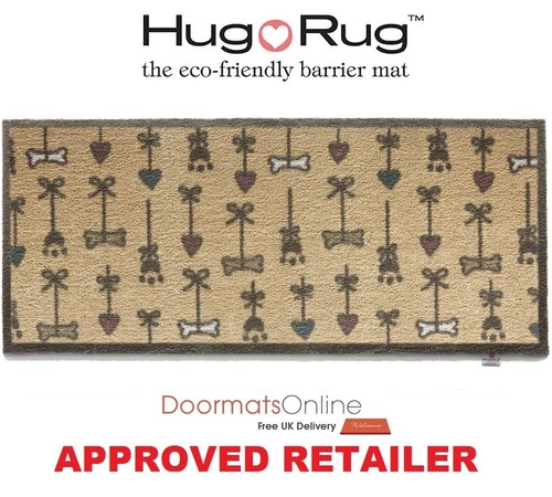 46 de Mascotas Hueso /& Corazones Estera de puerta Trapper de suciedad//Runner Lavable Hug Rug 150x65cm