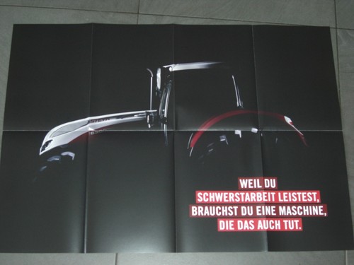 Steyr 11 Steyr tractores modelos folleto 11//2015 terrus tractores póster