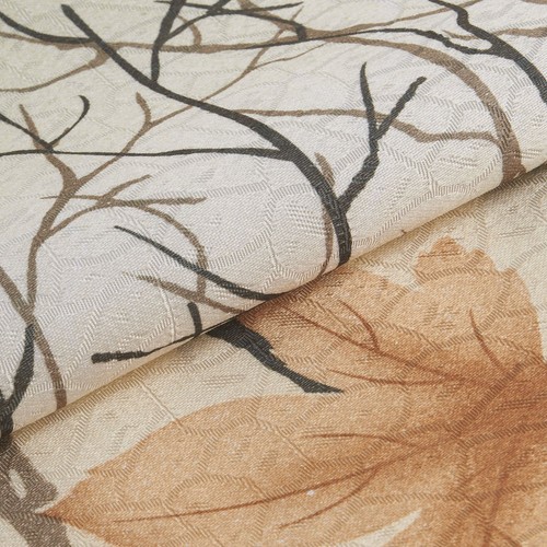 KINDERZIMMER BAUM BLATT LUXUS GARDINE VORHANG ÖSEN UNI SUPER QUALITÄT 1er PACK