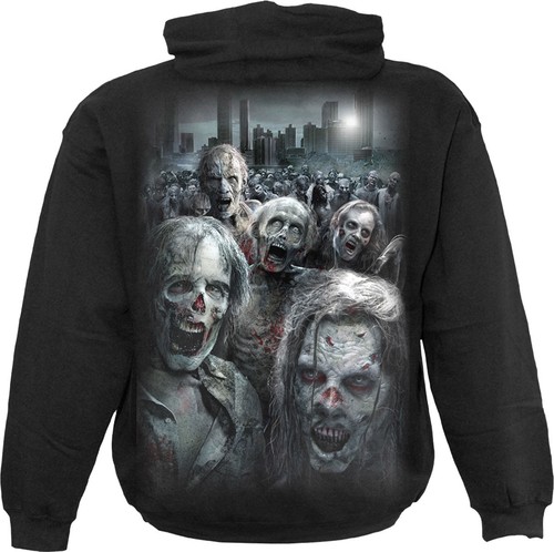 Officiel Zombie Horde The Walking Dead Sweat à Capuche//Sweat//SPIRALE//AMC//Rick//Guerre//Top
