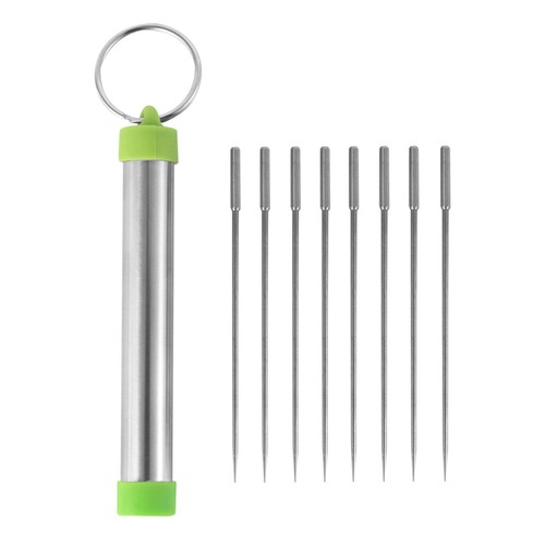8pcs Fruit Picks Titanium Alloy Multifunction Practical Dessert Picks for Party