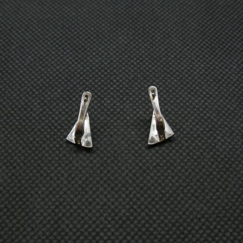 Genuine Sterling Silver Small Earrings Solid Hallmarked 925 E000774 