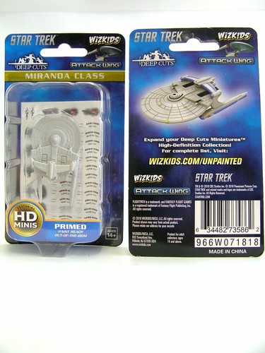 Miranda Class Deep Cuts Unpainted Miniatures WZK73586 Star Trek Attack Wing