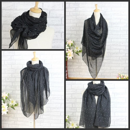 MONTANTE//Diamonte Hijab Grande Maxi Sciarpa Scialle Sarong