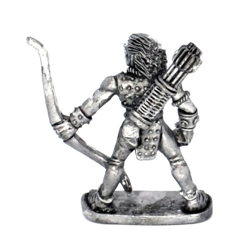 Wood Elf archer standing 28mm Unpainted Metal Wargames