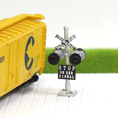 JTD1506RP 1 Stk.Ampeln Überfahrt Signale 4 Köpfe LEDs+Blinken Schaltung Tafel N