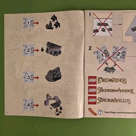 LEGO LOTR: Attack on Weathertop (9472) INSTRUCTION MANUAL ONLY