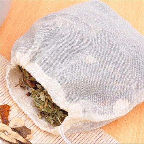 Mesh White Square Gauze Filter Bag For Wine Juice Tea Beer Strainer Pouch