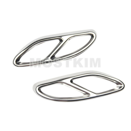 Car Exhaust Muffler Tail Pipe Cover 2pcs For Benz GLE W166 /Coupe C292 2015-2019 