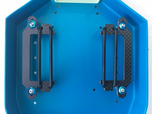 Carbon fiber RC10 Shorty LiPo holder