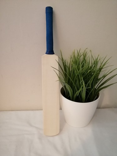 Mini Cricket Bat trophy 15/" inches Length blue Miniature Autograph Bat
