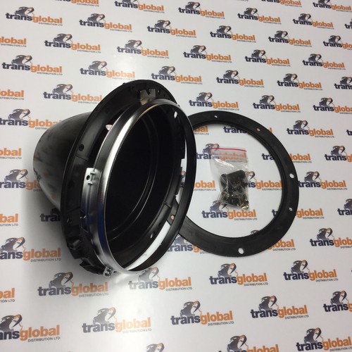 Land Rover Defender 90 110 127 130 7/" Headlamp Light Bowl Kit Bearmach BA 051