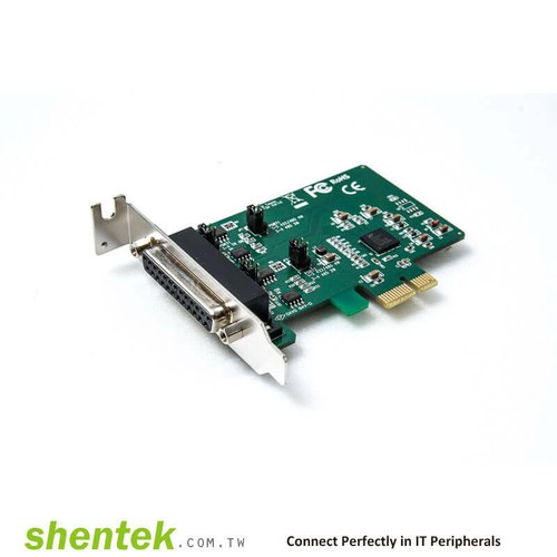 Shentek Serial RS485 RS422 2 Port PCIe Card 2 4 Wire Low Profile Bracket