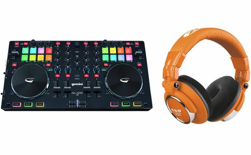 NEU /& OVP DJ Midi Controller USB Workstation 4 Kanal Serato Gemini Slate 4