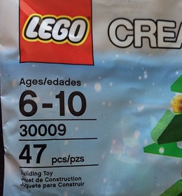 Lego Creator Christmas XMAS Holiday Tree 30009 Polybag 2010 Set New Sealed🎄🎅🏻