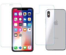Apple iPhone Panzerfolie EchtGlas Hinten Vorne Rückseite Display Schutzglas 9H