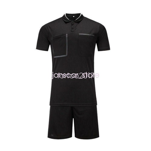 Men/'s Adult Youth Soccer Football Short Sleeve Shirts Referee Jersey Uniforms