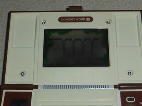 NINTENDO DONKEY KONG II 2 HANDHELD MULTI SCREEN GAME & WATCH JR-55 JAPAN 1983
