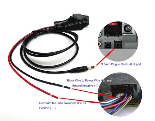 Universal 3.5mm AUX Bluetooth Adapter for Stream Smartphone Music to Car Radio