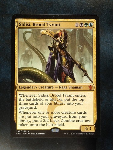 Brood Tyrant mythic VO Sidisi Mint//NM MTG Magic