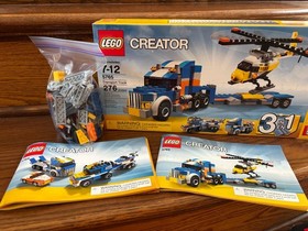 Retired! 3 in 1 - LEGO CREATOR: Transport Truck - 5765 All pieces and box