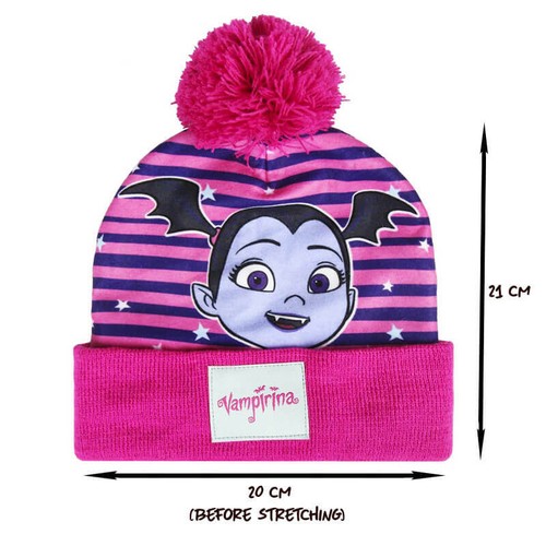 VAMPIRINA pompom hat and gloves set Bobble hat Vampirina and gloves for children