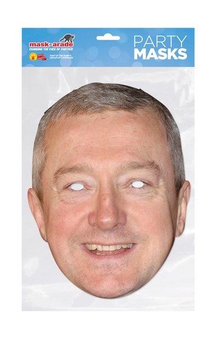 Louis Walsh Face Party Mask Card A4 Fancy Dress TV Music X Factor Ladies Kids