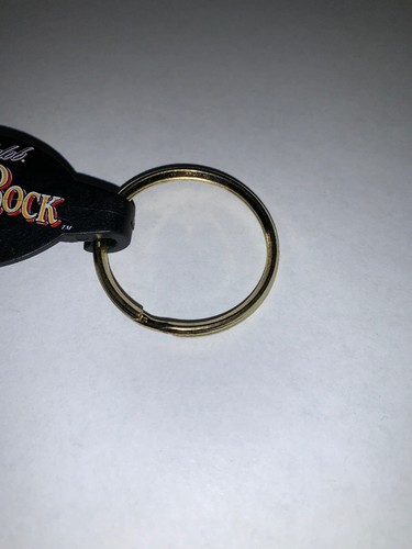 New Old Stock Michelob Amber Bock Beer Bottle Opener Keychain Holder Black Gold