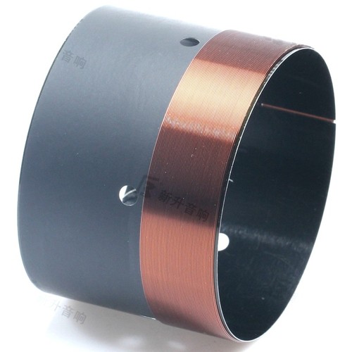 2pcs 76mm BASV Black aluminum Bass voice coil copper Round wire 6ohm 550-680W C2