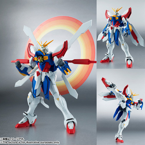 Robot Soul Spirits Tamashii 168 God G Gundam action figure Bandai C9-10