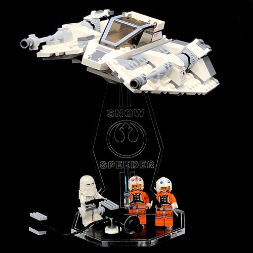Display Stand Acrylglas Standfuss für LEGO 75049 Snowspeeder