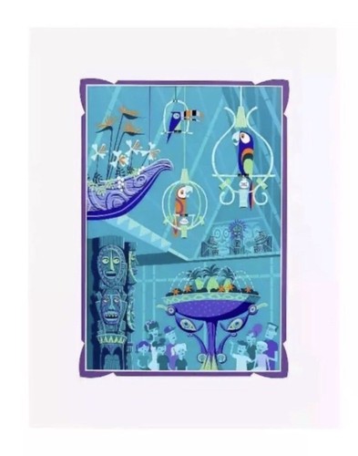 NEW Art of Disney Enchanted Tiki Room The Birds Sing Deluxe Print by SHAG