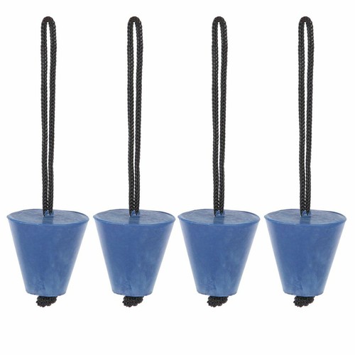 1//4X Silicone Kayak Scupper Plug Kit Canoe Drain Holes Stopper Bung Accessories