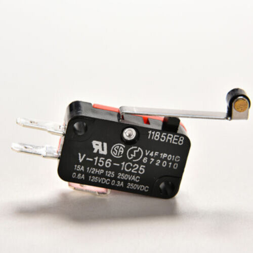 1PCS Micro Switch Spdt Hinge Roller Lever 15A V-156-1C25 IO