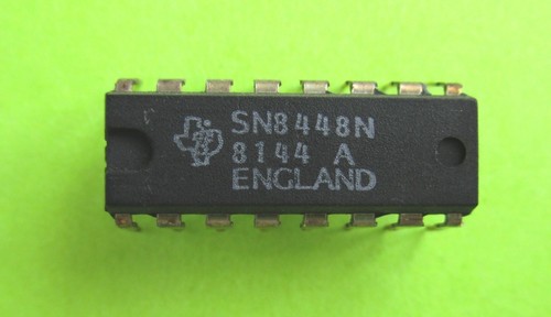 SN8448 = industrial 7448 BCD to 7-SEGMENT DECODER TEXAS INSTRUMENTS