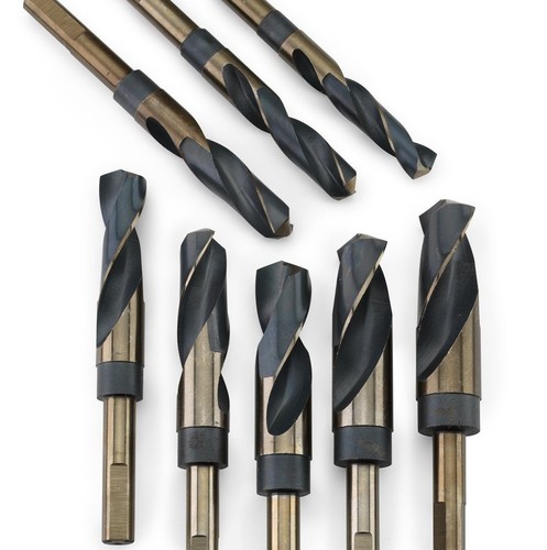 Pro 8 Pcs Silver /& Deming Drill Bit New Blk//Gold