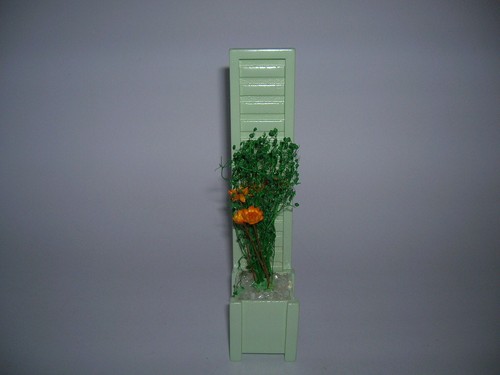 Blumenkasten bepflanzt Flower Frame Puppenstube Dollhouse 1:12 Art DF1190