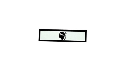 Patch ecusson brode imprime voyage souvenir backpack drapeau corse corsica r2