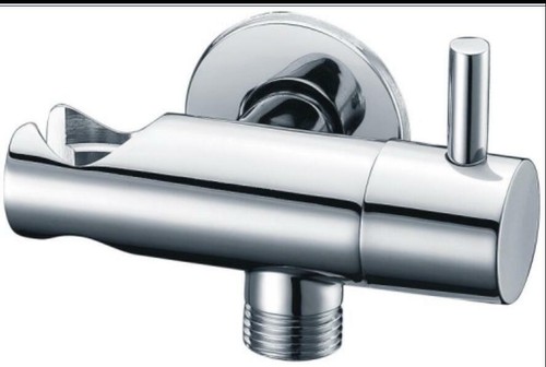 Brass Water Cold Adapter Shut off Valve Wall Mount Holder for Shower Bidet Set