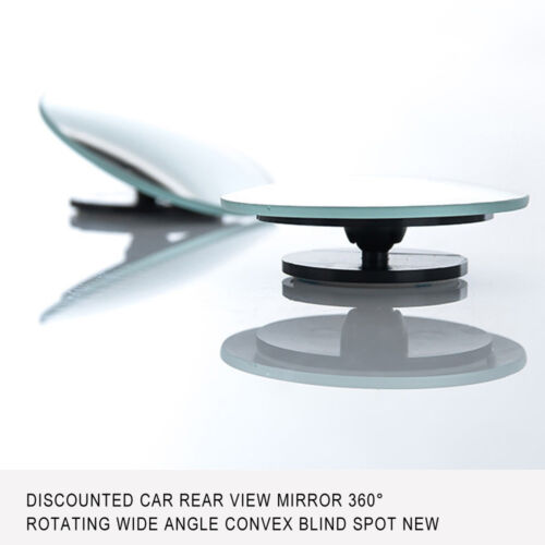 Car Rearview Blind Spot Side Rear View Mirror Convex Wide Angle Adjustable 360° 