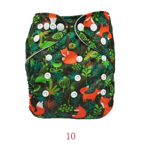 Cute Adjustable Breathable Washable Cloth Reusable Baby Diaper Pocket Nappy