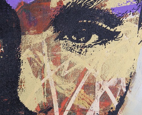 A0 canvas modern painting wall Graffiti Street Art Print girl woman face