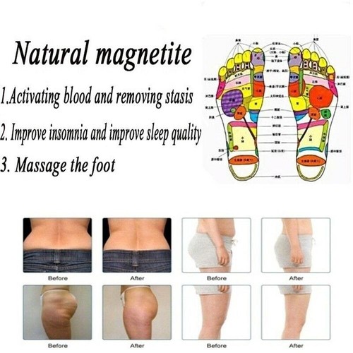 1Pair Shoe Gel Insoles Feet Magnetic Therapy Health Care Comfort Pads FootRelax.