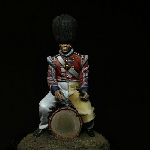 Masterclass British drummer boy Crimée 54 mm non peinte résine kit
