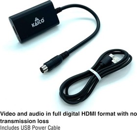 Kaico SEGA Saturn 1080p HDMI Adapter - for use with Sega - black