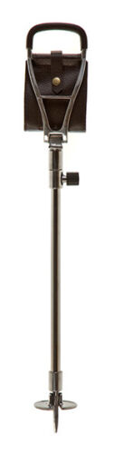 Medio peso SHOOTING STICK Sedile in Pelle Nera /& Rubber Puntali CACCIA