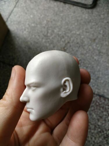 1/6th Sclae Unpainted Head Sculpt Carved Male Bond Holly Monk Action Figure Toys