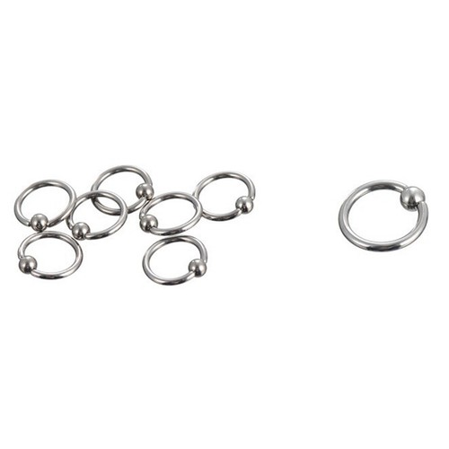 10X Edelstahl Pierce Schmuck Augenbrauen Zunge Bar Labret Lippe Nasenring VI